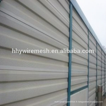 Barrière de bruit temporaire d&#39;autoroute en métal galvanisée par aluminium directement d&#39;usine